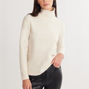 Dudley Stephens Ivory Turtleneck Size L